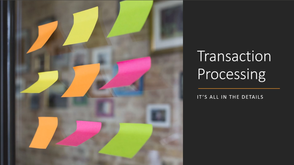 Transaction Processing